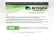 Tablet Screenshot of integrano.sk